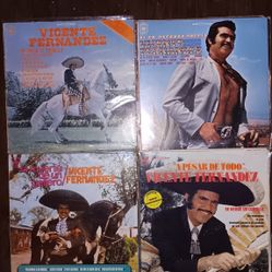 Vicente Fernandez Music On Lp Vynil Record 