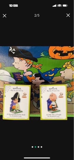 PEANUTS 2011 Halloween 🎃 HALLMARK ORNAMENTS-$20 EACH Firm!