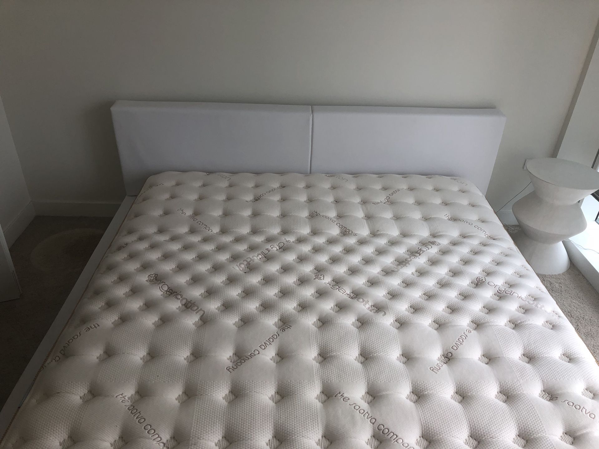 Modloft Chelsea king bed w saatva mattress