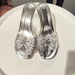 Cumar Italy Fashion women's rhinestone bow transparent all-match women's sandals