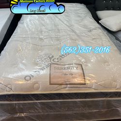 Twin Pillowtop mattress and Boxspring bed set new