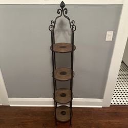 5 ft tall Corner Shelf