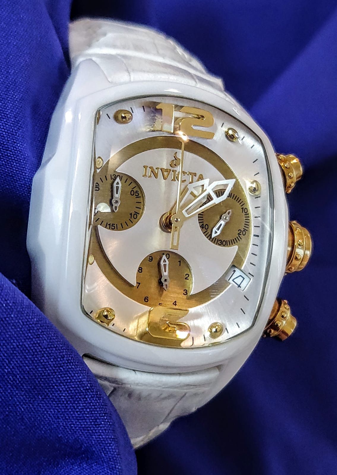 Invicta Lupah Ceramic Collectible 36mm Swiss Movt Women's Watch New Without Tags