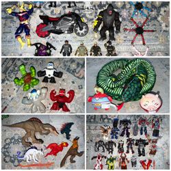 Mixed lot of toys