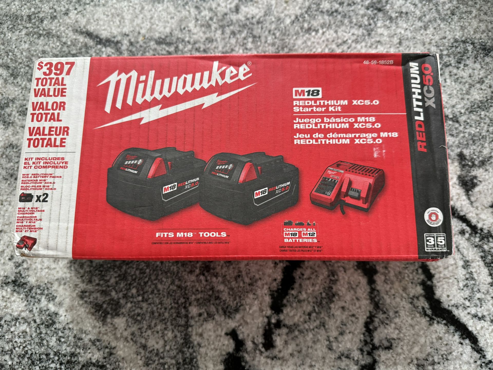 Milwaukee 5.0 Starter kit