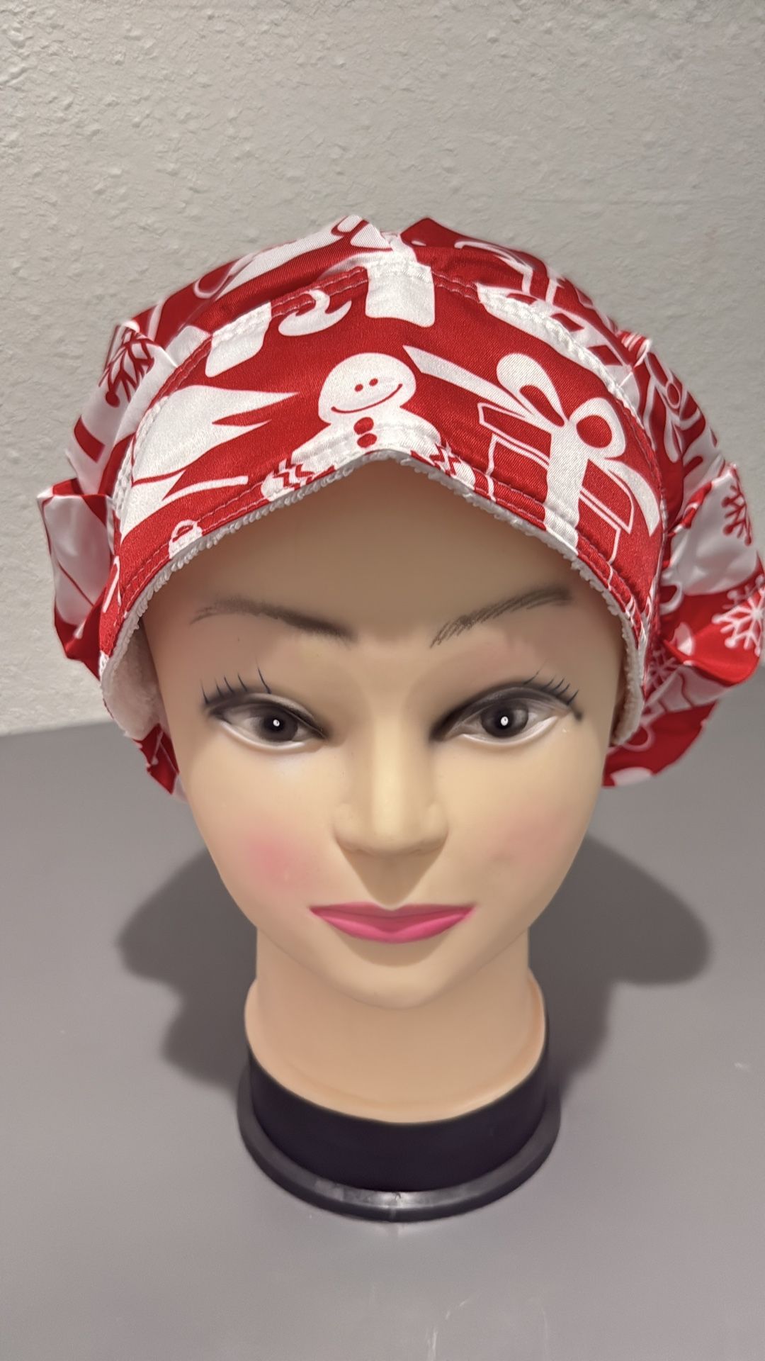 Brand New 16 PCS Christmas Adjustable Working Cap with Elastic Bouffant Hats for Women Men, One Size