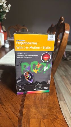 Gemmy Projection Plus Whirl-A-Motion + Static Light