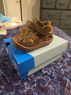 Stride Rite Baby Brown Sandals