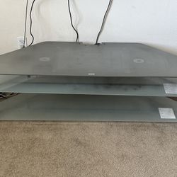 Glass TV Console Stand 