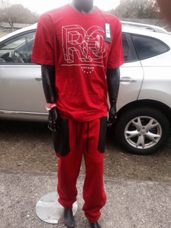 RICH GANG tshirts and joggers set