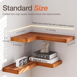 Floating Corner Shelf 