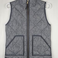 J. Crew Women's Herringbone Quilted Puffer Vest