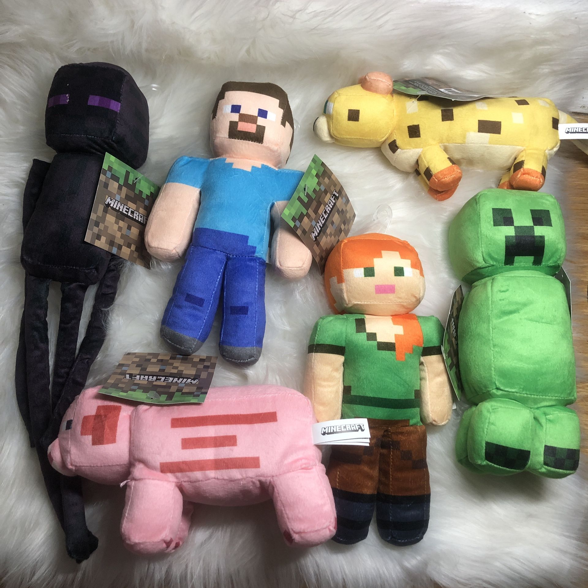 NEW Minecraft Characters Plushies Stuffed Animal