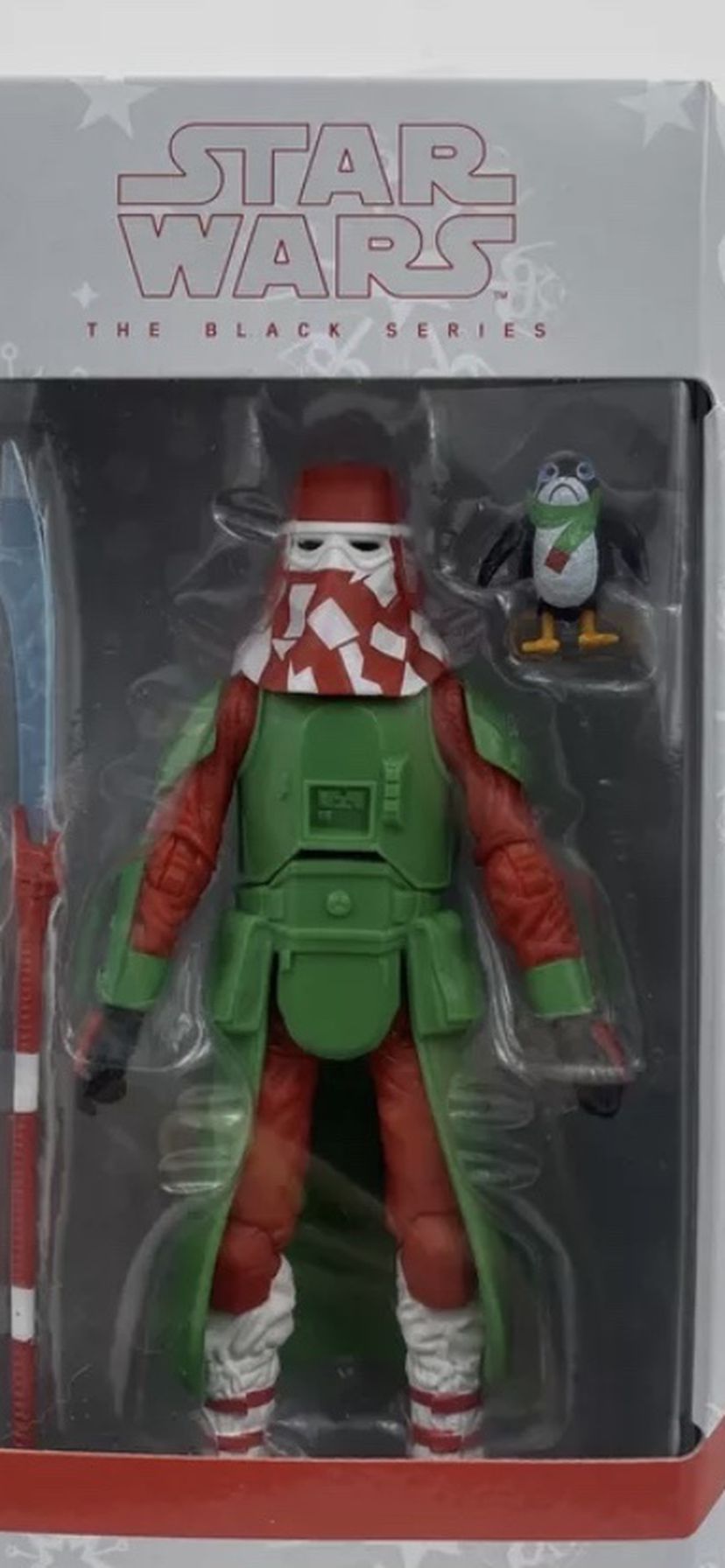 STAR WARS Black Series Snow Trooper - Holiday Christmas Edition Porg Hasbro