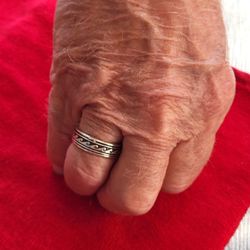Sterling Silver Spin Ring Size 10