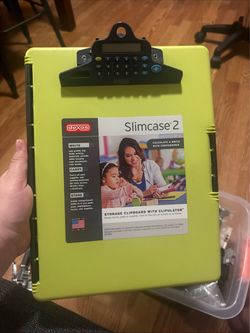 Dexas Slimcase 2 Calculate And Write Storage Clipboard With Case