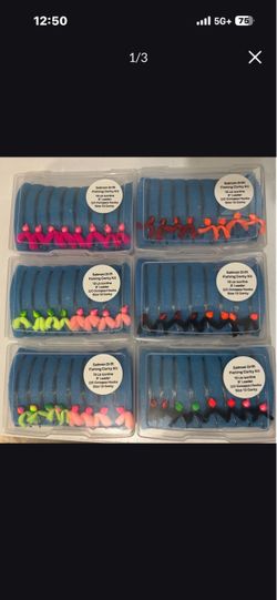 Salmon Drift Fishing Corky Kit – 8 Pack