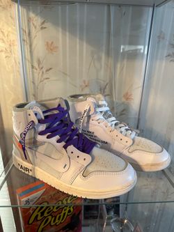 Jordan 1 Retro High x Virgil Abloh Archive Alaska Off White Sz: 9