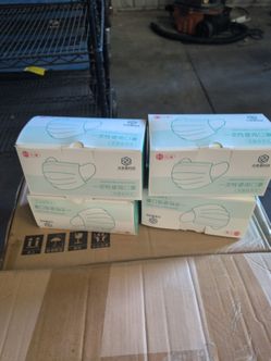 Disposable Face Masks 80-Count Boxes