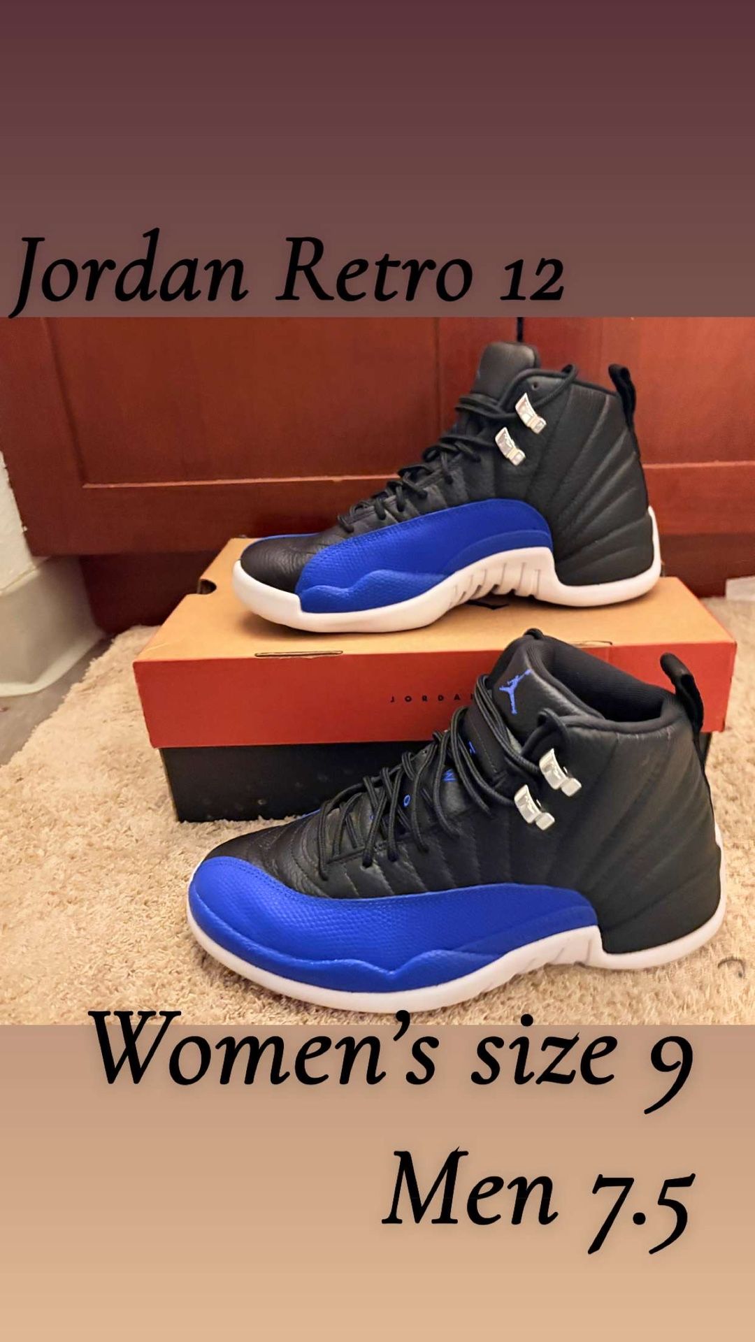 🔥Jordan 12 “Hyper Royal”🔥