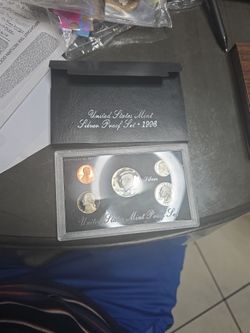 1996 s United States Mint Silver Proof Set ( 5 coins ) 90% Silver