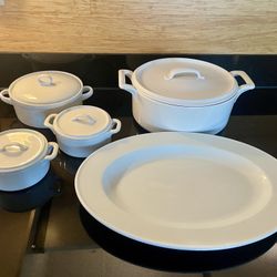 Sur La Table Porcelain Bake Set  5 Pieces 