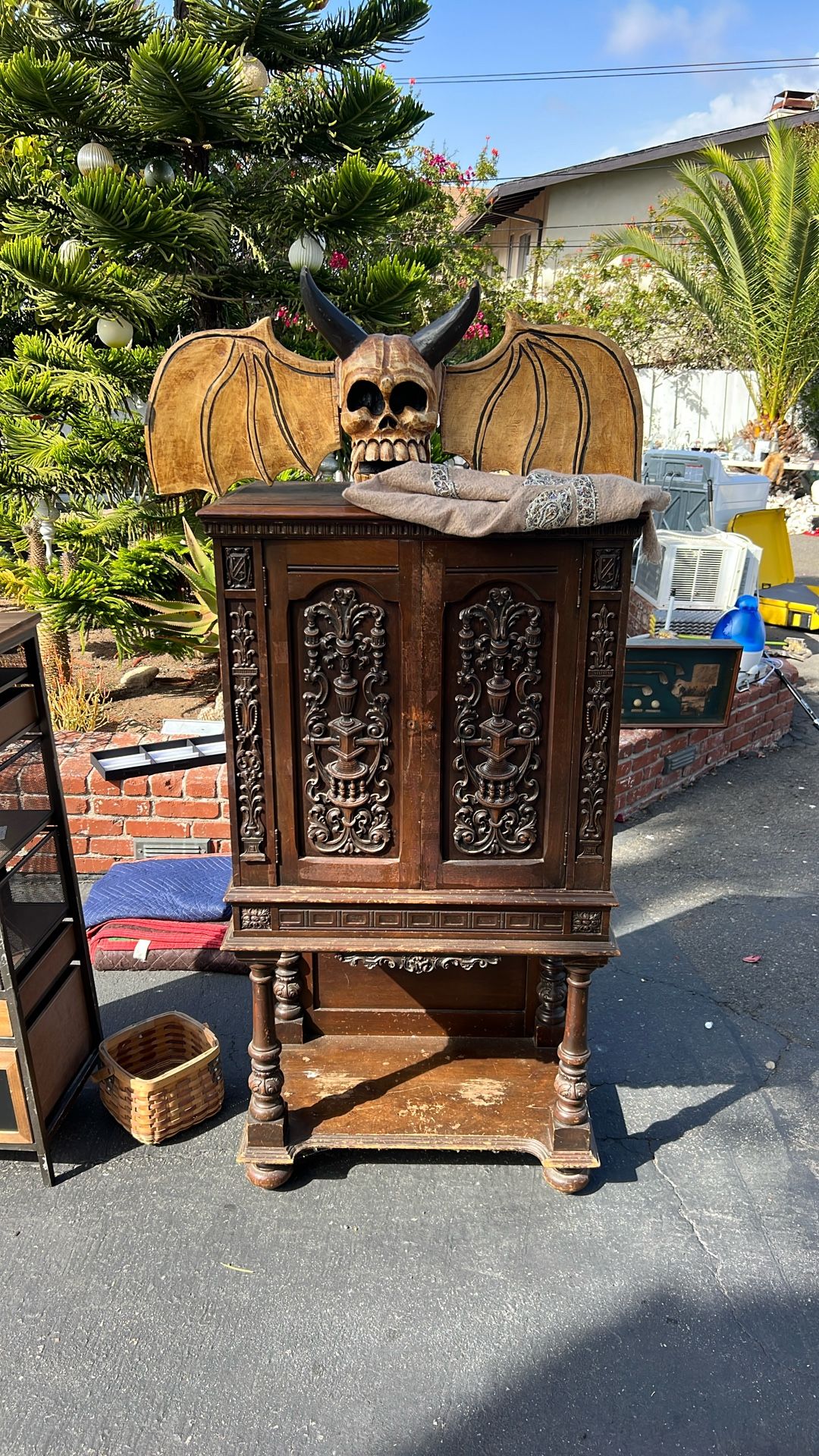 Antique wooden cabinet