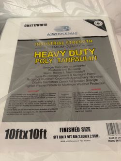 Lona heavy dury 10 x 10. Ft.