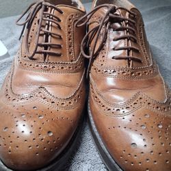 Mens Stafford Leather Shoes Size 9.5