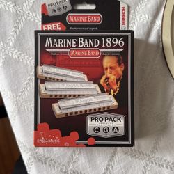 HOHNER Marine Band 1896 Pro Pack- Keys Of C, G And A