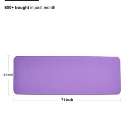 All Purpose 1/2-Inch Extra Thick High Density Anti-Tear Exercise Yoga Mat and Knee Pad