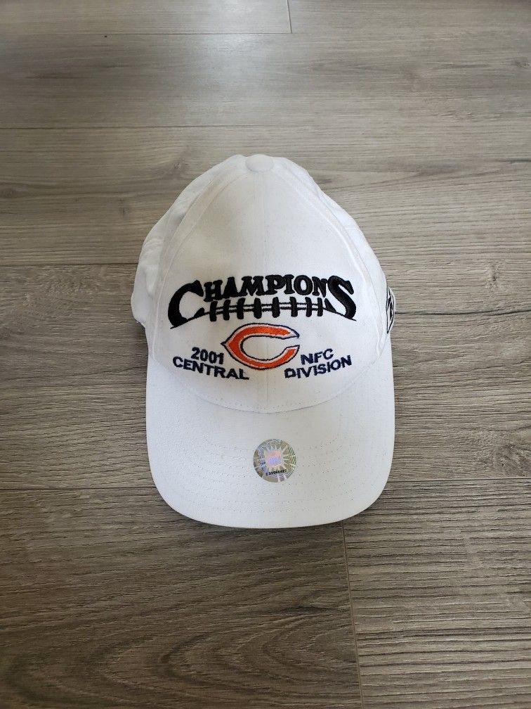 VTG Reebok Chicago Bears 2001 Central Division Champions Hat
