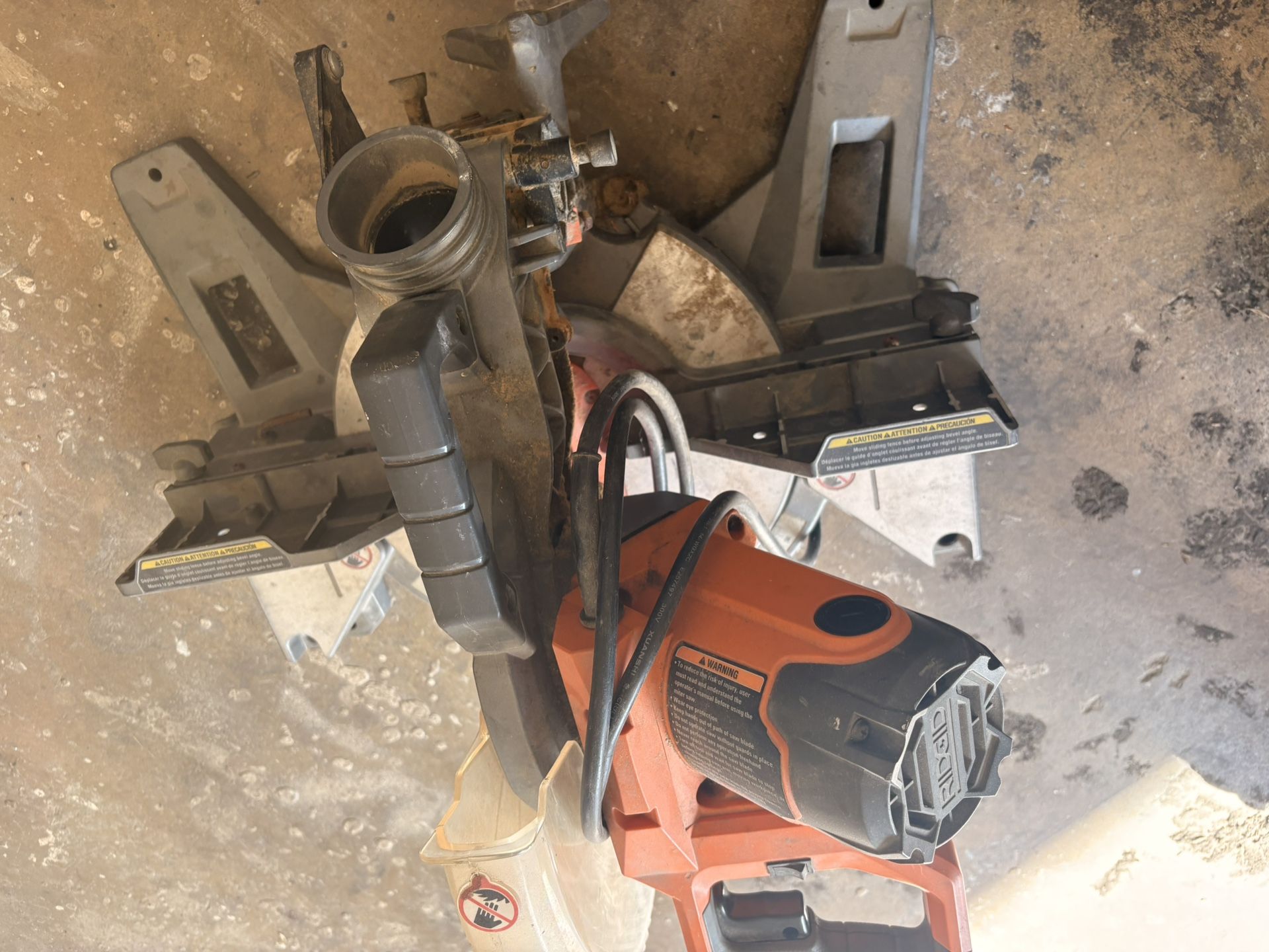 RIDGID compound miter saw (corded)