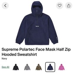Supreme Polartec Hooded Sweatshirt F/W 2025 Size Medium Brand New