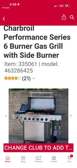 Charbroil gas grill