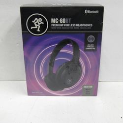 Mackie MC-60BT Premium Wireless Bluetooth Noise-Canceling Headphones NEW