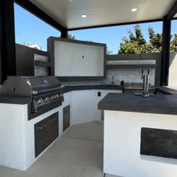 Outdoor Kitchen Bbq Island Combo
