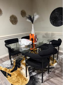 Table and 4 chairs