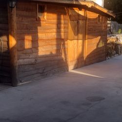 Live Edge Cedar Shed