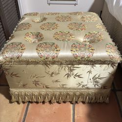 World Market Vintage Storage Ottoman