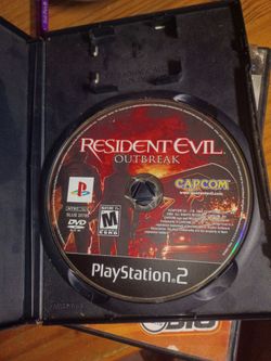 Resident Evil Outbreak PS2 Game Disc