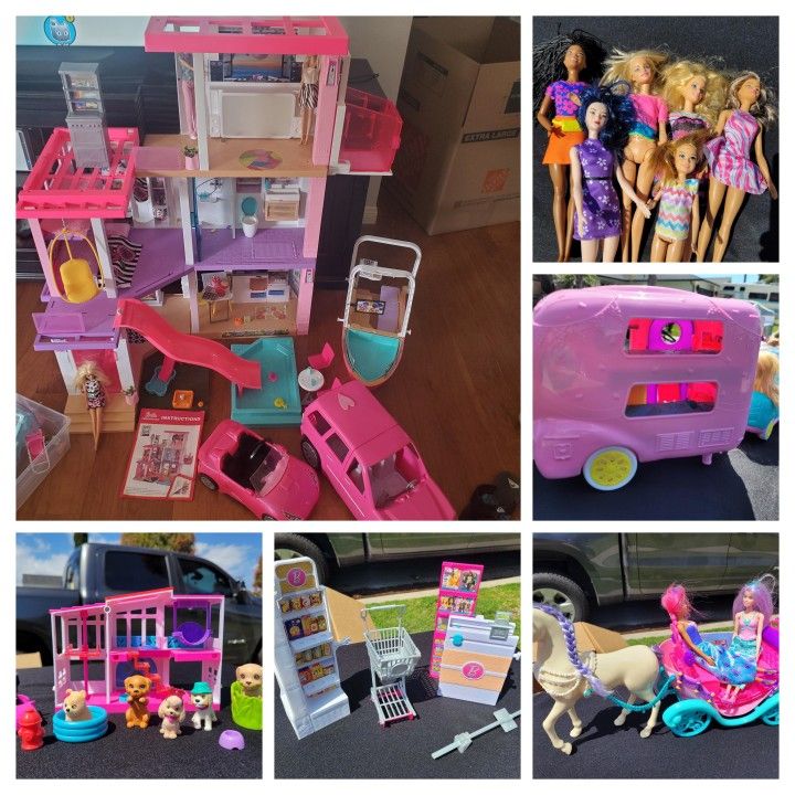 Barbie Dream House Plus Multiple Sets