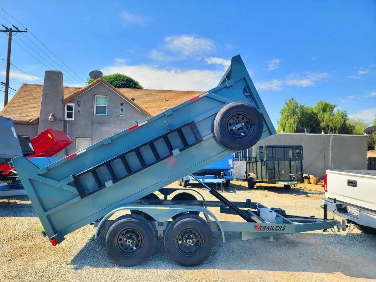 8x12x4 Dump Trailer Ready To Go for Sale in San Diego, CA OfferUp