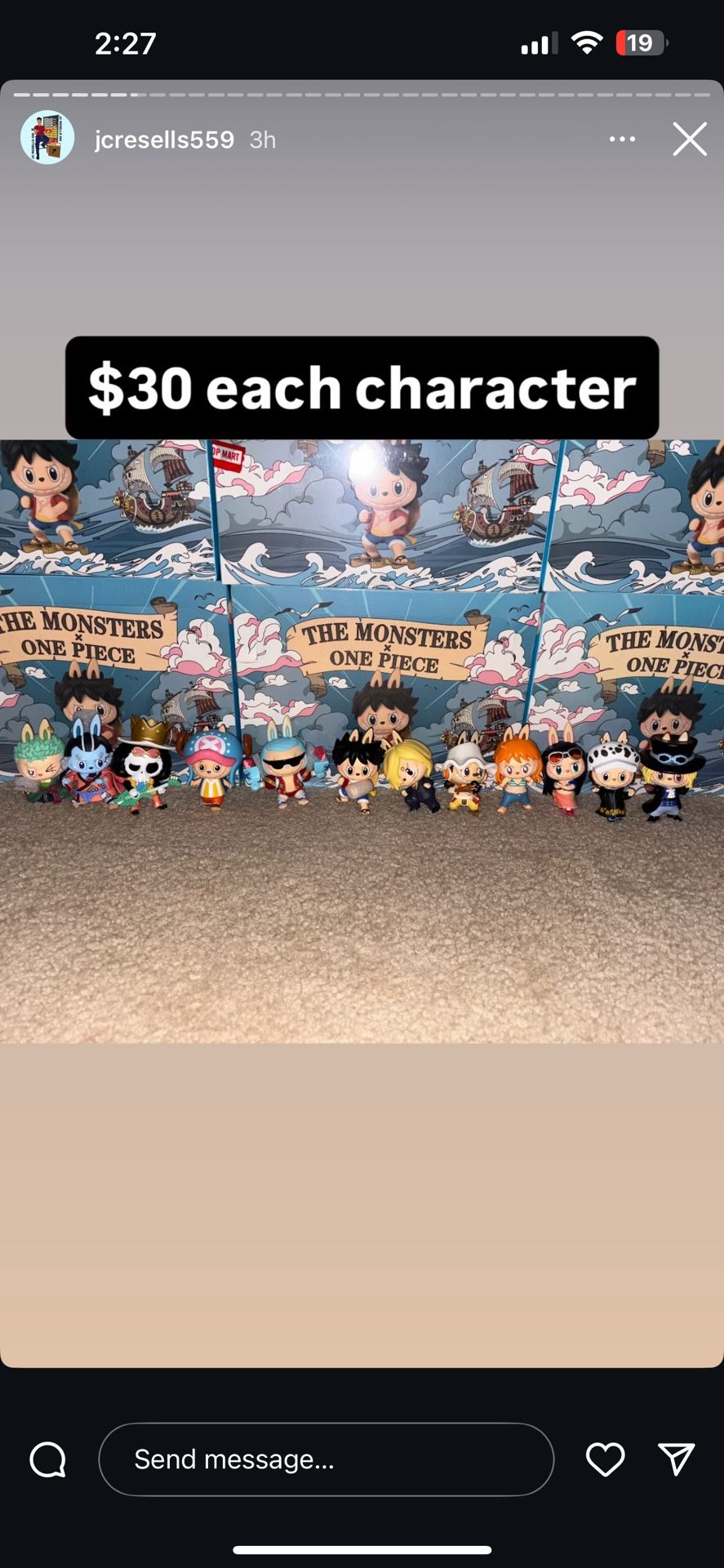 One Piece X Pop mart Labubu Collab !