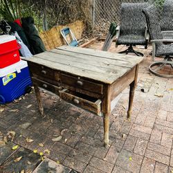 Antique Possum Bakers Table