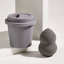 Beauty Blender w/ Coffee Cup Container 