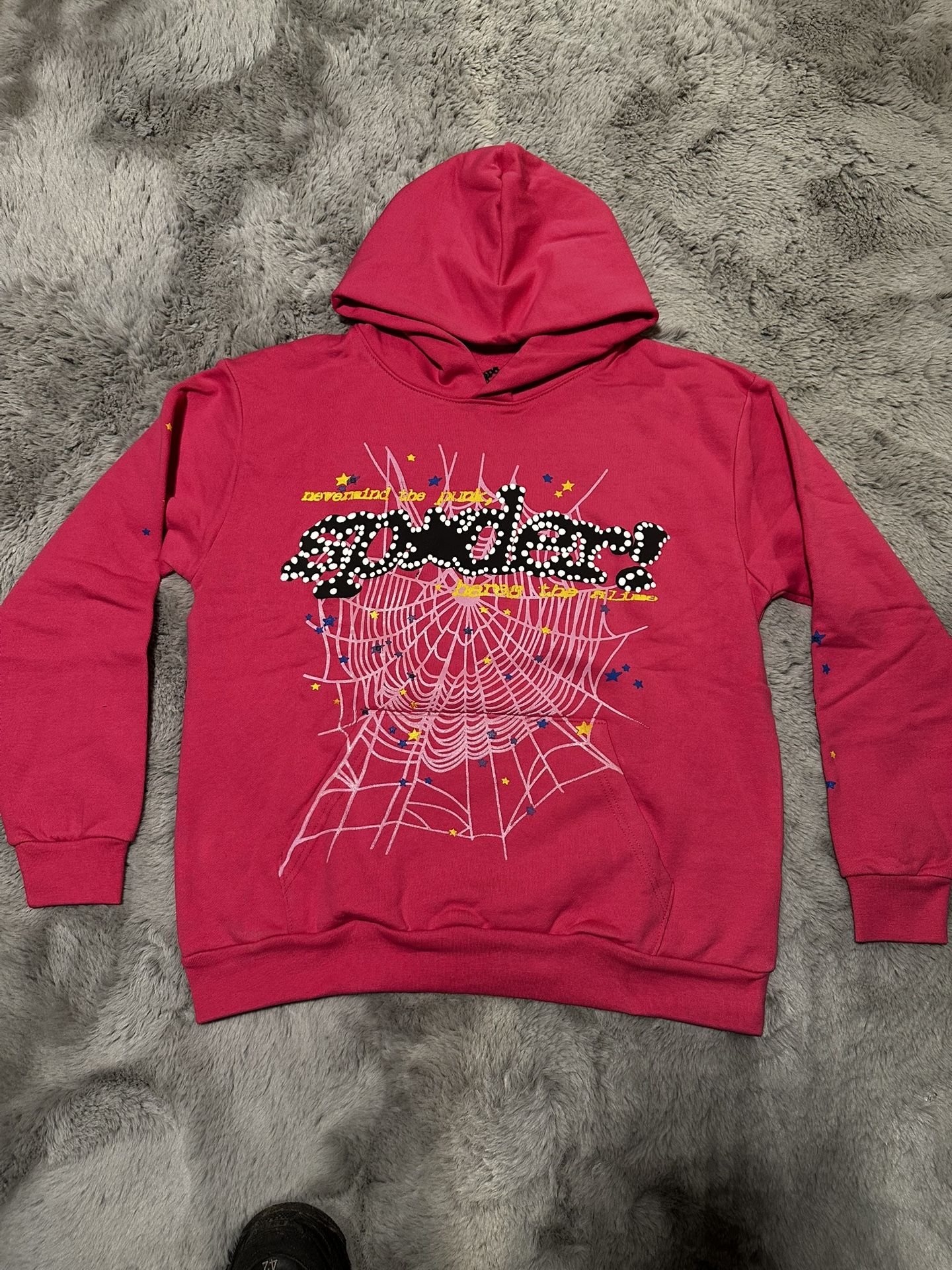 Pink Spider Hoodie 
