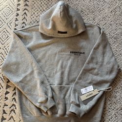 Essentials Dark OatMeal Hoodie