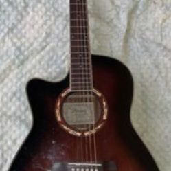 IBANEZ ELECTRIC ACOUSTIC GUITAR AEF18LE-DVS1201