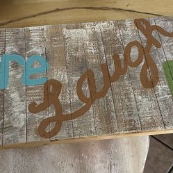 WOOD SIGN KIDS DECOR
